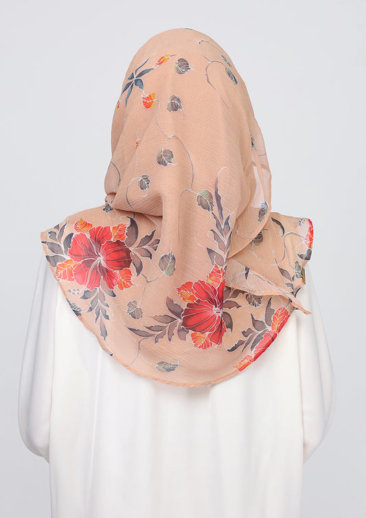 BOKITTA VOILA MAXI VALENTINA PRINTED CRINKLED CHIFFON