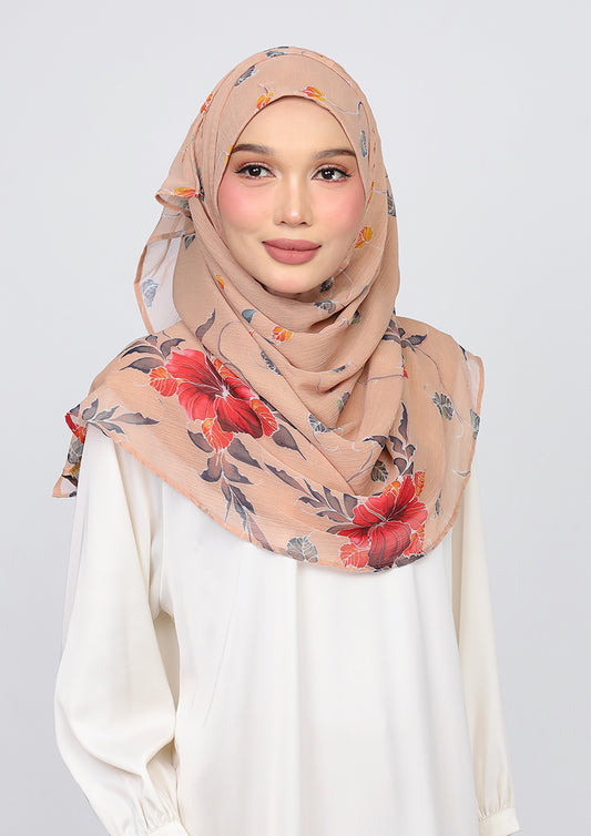 BOKITTA VOILA MAXI VALENTINA PRINTED CRINKLED CHIFFON