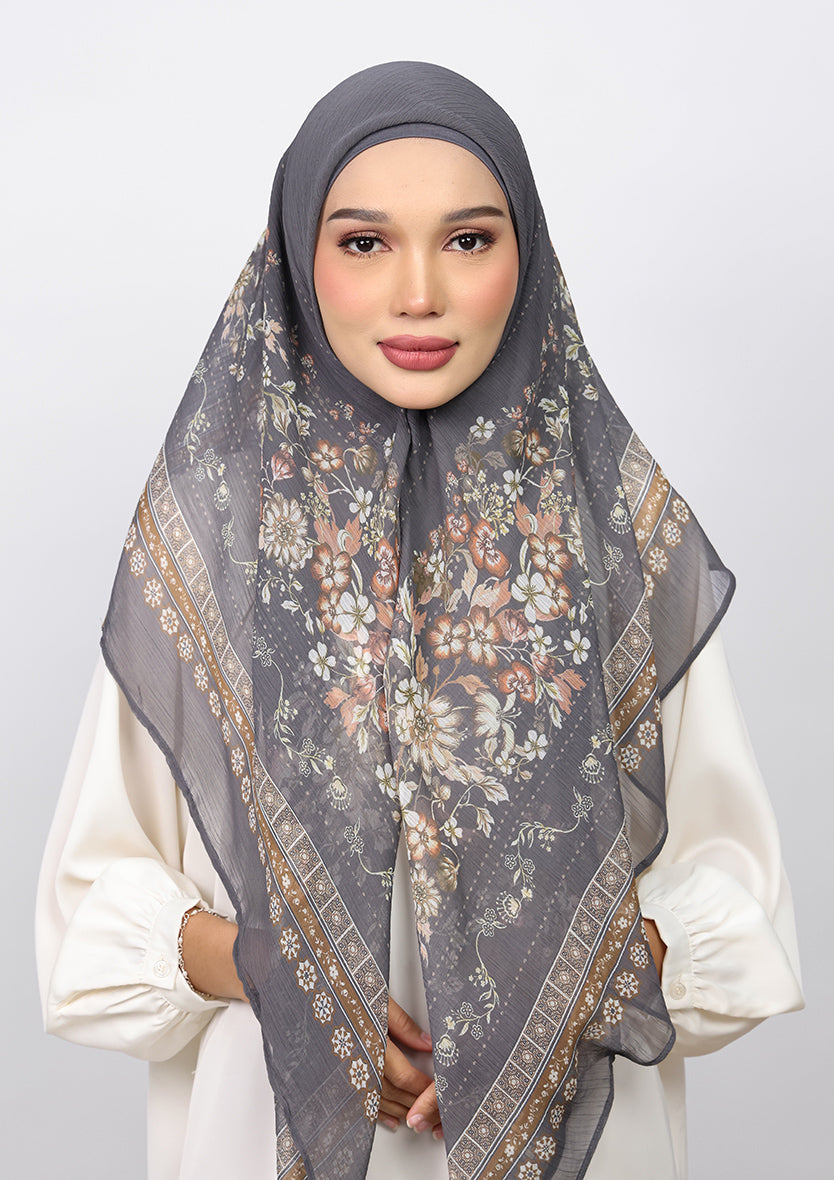 BOKITTA CARRE ANDALUS BLOOMS CRINKLED CHIFFON