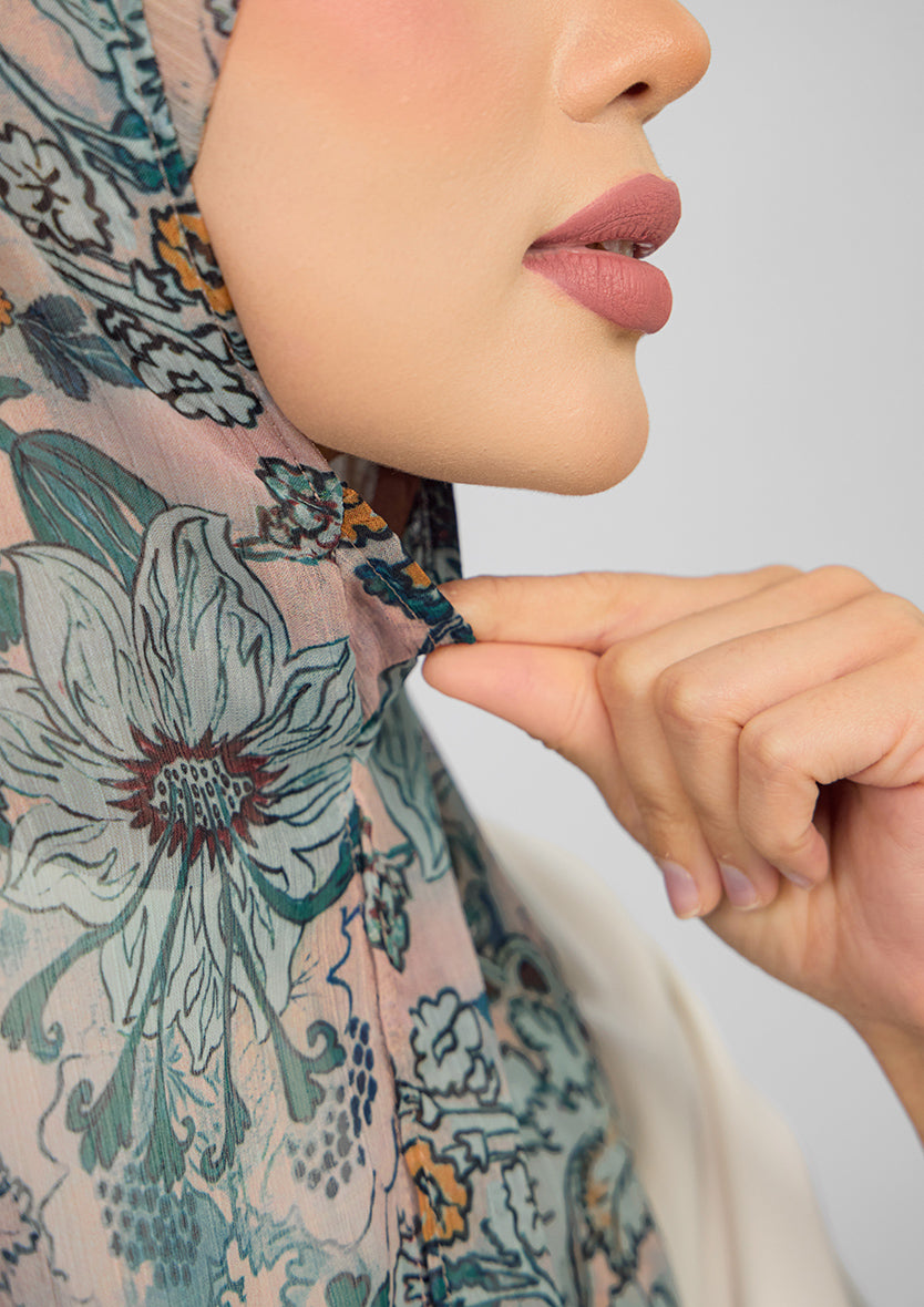 BOKITTA FREESTYLE B INNER GREEN RIVERIA CRINKLED CHIFFON