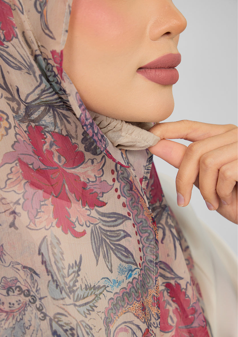 BOKITTA FREESTYLE LOOSE BERRY FAIRY CRINKLED CHIFFON