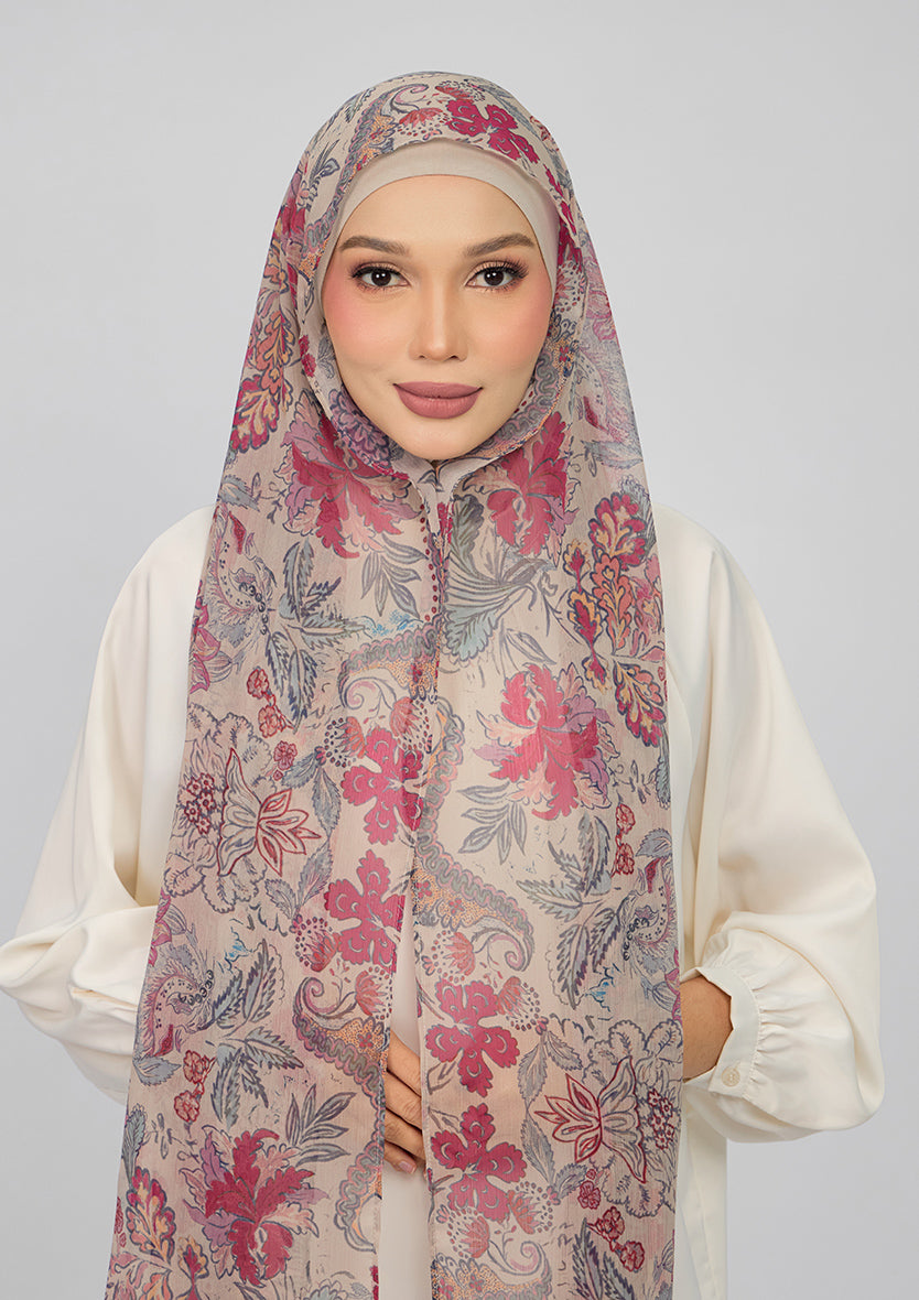 BOKITTA FREESTYLE LOOSE BERRY FAIRY CRINKLED CHIFFON