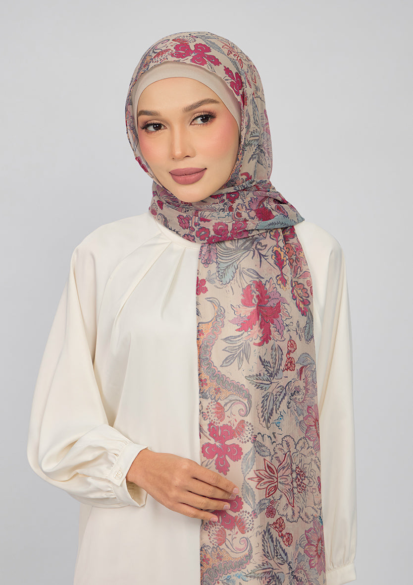 BOKITTA FREESTYLE LOOSE BERRY FAIRY CRINKLED CHIFFON