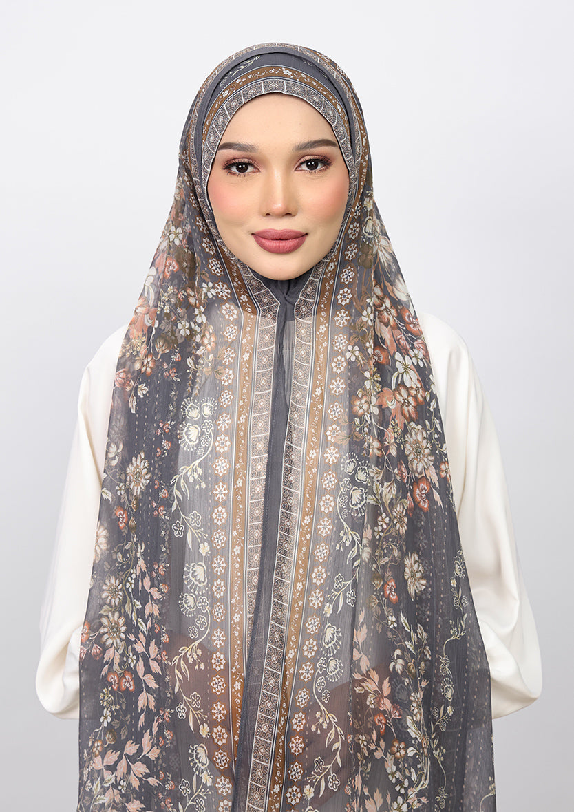 BOKITTA FREESTYLE B INNER ANDALUS BLOOMS CRINKLED CHIFFON