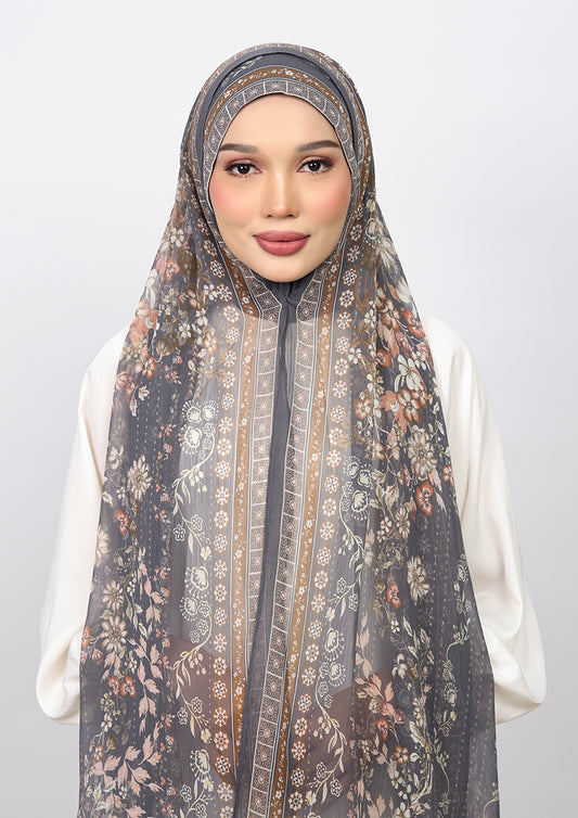 BOKITTA FREESTYLE B INNER ANDALUS BLOOMS CRINKLED CHIFFON