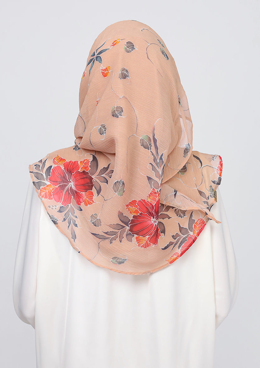 BOKITTA VOILA MAXI VALENTINA PRINTED CRINKLED CHIFFON