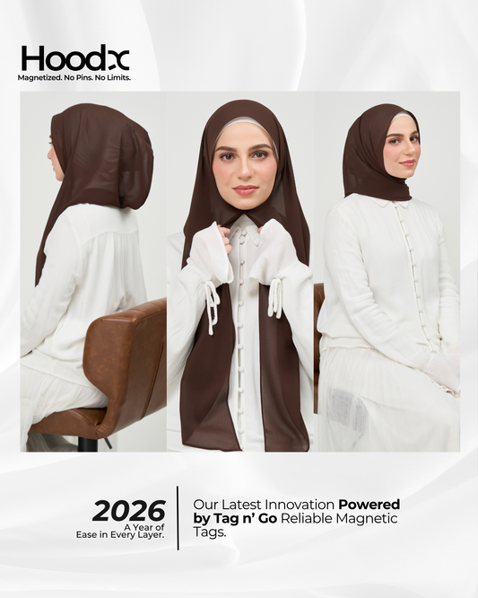 SHERA LEE HOODX DARK BRUNETTE CHIFFON