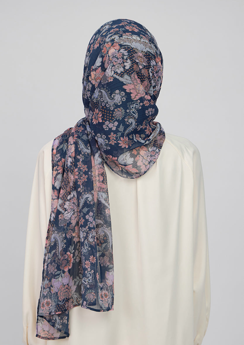 BOKITTA FREESTYLE LOOSE FOREST LULLABY CRINKLED CHIFFON