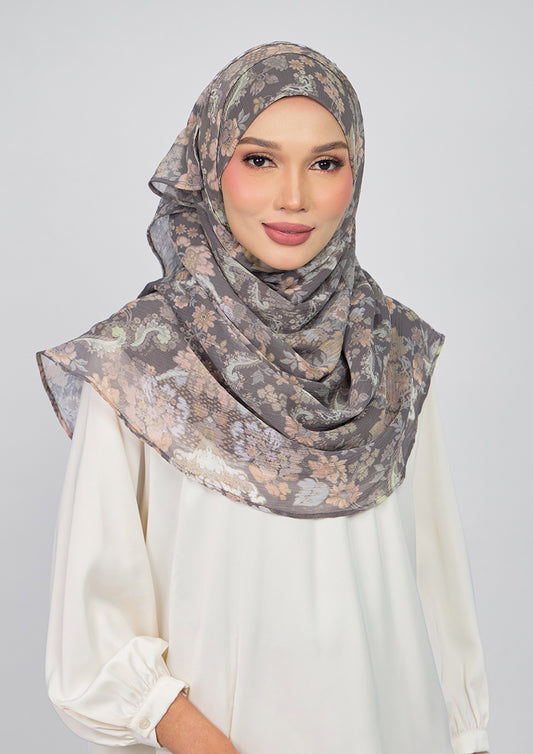 BOKITTA VOILA MAXI MOONLILY CRINKLED CHIFFON