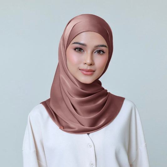 AL HUMAIRA SERENA ASH ROSE INSTANT HIJAB
