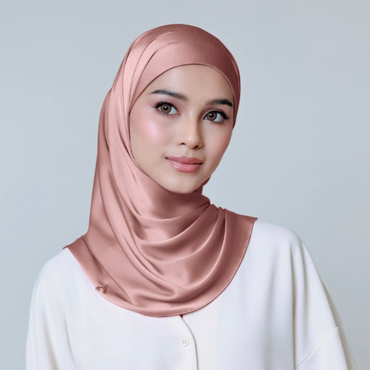 AL HUMAIRA SERENA DUSTY ROSE INSTANT HIJAB