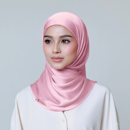 AL HUMAIRA SERENA FLUSHING PINK INSTANT HIJAB