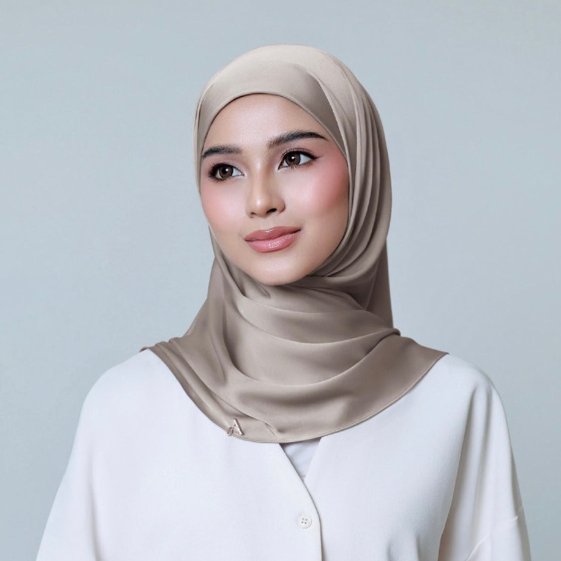 AL HUMAIRA SERENA SIMPLY TAUPE INSTANT HIJAB